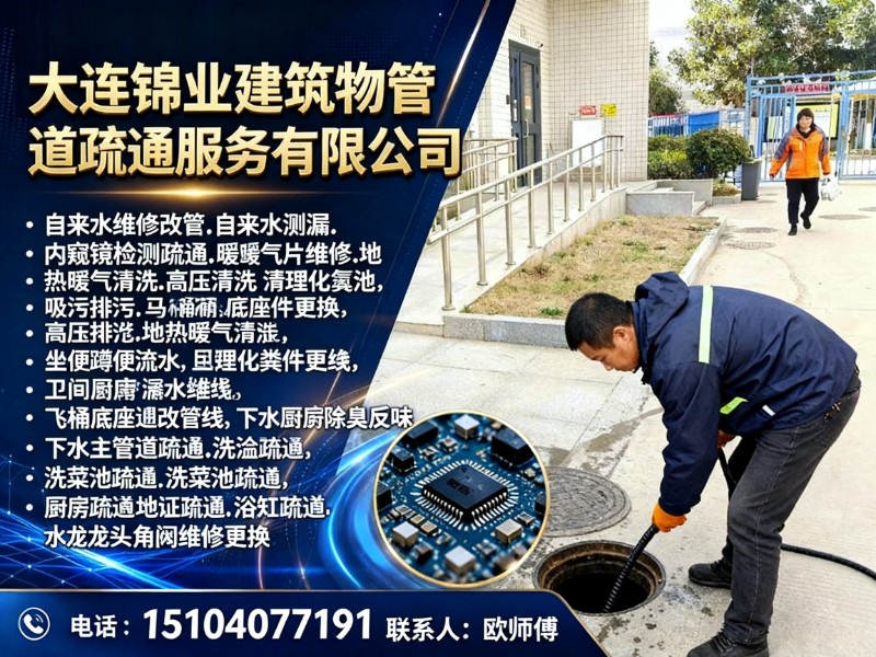大连锦业建筑物管道疏通服务有限公司分站