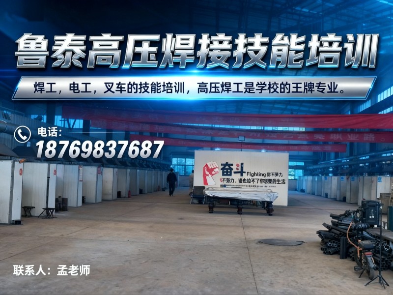 鲁泰高压焊接技能培训