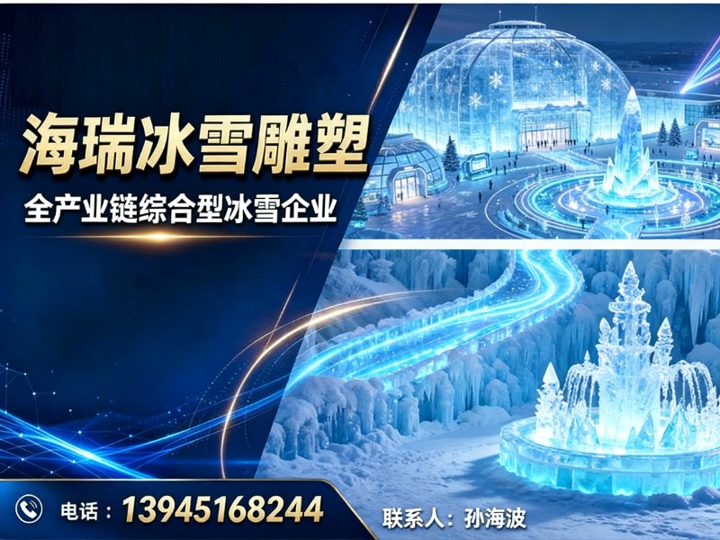 海瑞冰雪雕塑七台河站